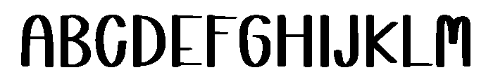 Funky Candy Font UPPERCASE