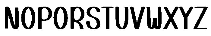 Funky Candy Font UPPERCASE