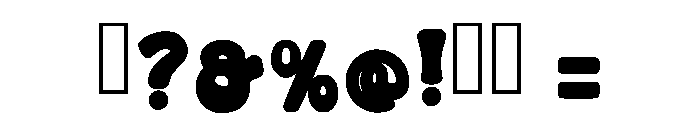 Funky Charm Regular Font OTHER CHARS
