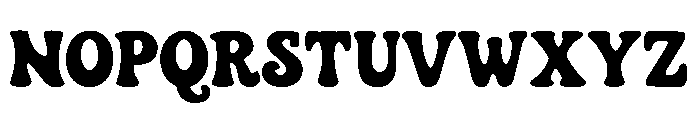 Funky Chunk Font UPPERCASE