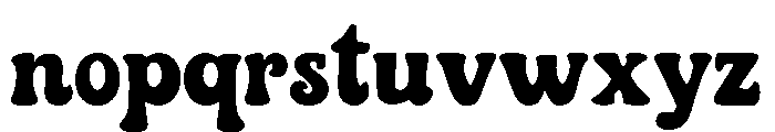 Funky Chunk Font LOWERCASE
