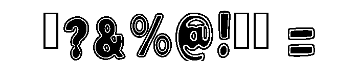 Funky Color Regular Font OTHER CHARS