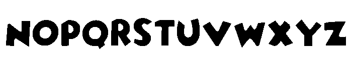 Funky Comic Regular Font LOWERCASE