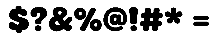Funky Daze Font OTHER CHARS