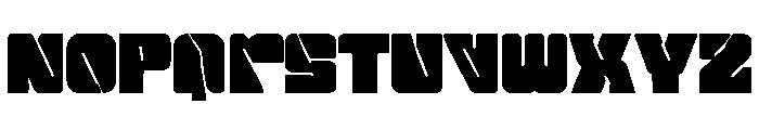 Funky Display Font UPPERCASE
