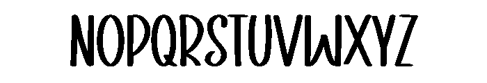 Funky Fancy Font LOWERCASE