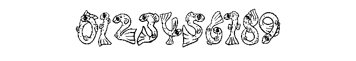 Funky Fish By Squeeb Cr Regular Font OTHER CHARS