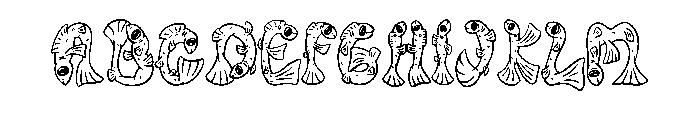 Funky Fish By Squeeb Cr Regular FONT