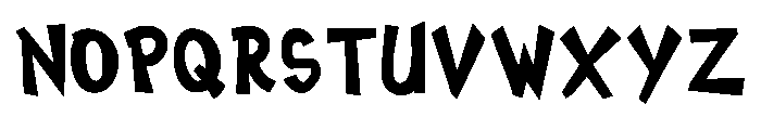 Funky Grinch Regular Font LOWERCASE