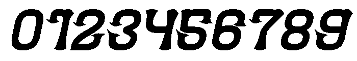 Funky Groove Bold Italic Font OTHER CHARS