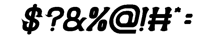 Funky Groove Bold Italic Font OTHER CHARS