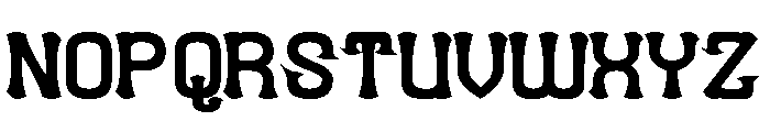 Funky Groove Bold Font UPPERCASE