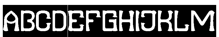 Funky Groove-Inverse Font UPPERCASE
