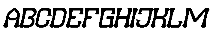 Funky Groove Italic Font UPPERCASE