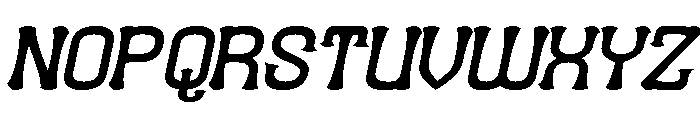 Funky Groove Italic Font UPPERCASE