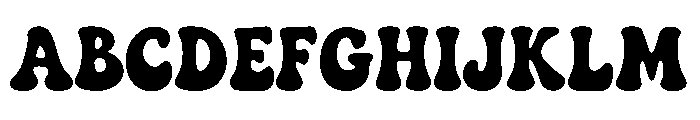 Funky Groove Font UPPERCASE