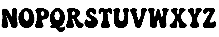 Funky Groove Font UPPERCASE