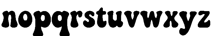 Funky Groove Font LOWERCASE