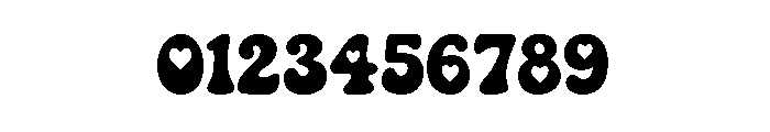 Funky Heart Font OTHER CHARS