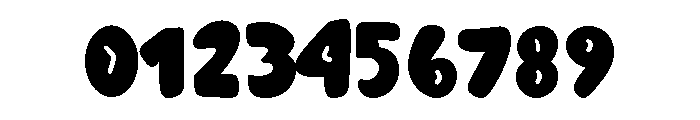Funky Hollow Font OTHER CHARS