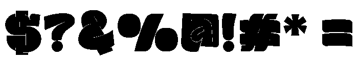Funky Lacty Font OTHER CHARS