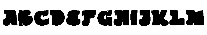 Funky Lacty Font UPPERCASE