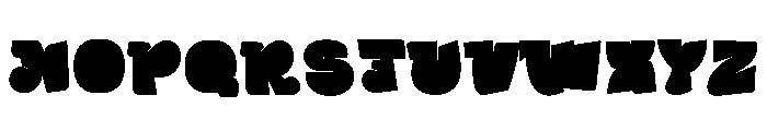 Funky Lacty Font UPPERCASE
