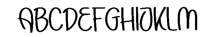 Funky Lashes Font UPPERCASE