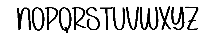 Funky Lashes Font UPPERCASE