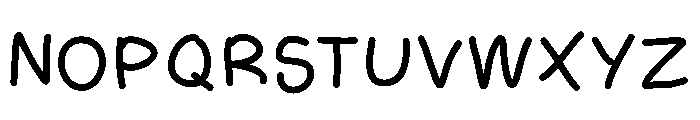 Funky Margin Medium Font UPPERCASE