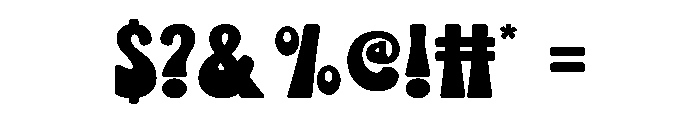 Funky Merry Font OTHER CHARS