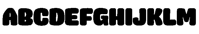 Funky Nibs Bold Font UPPERCASE