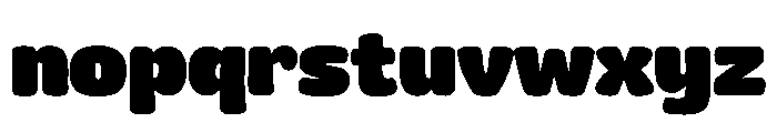 Funky Nibs Bold Font LOWERCASE