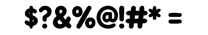Funky Orbit Font OTHER CHARS