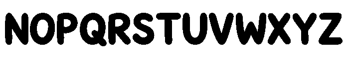 Funky Orbit Font UPPERCASE