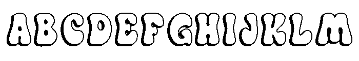 Funky Outline Regular FONT