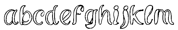 Funky_Outline FONT