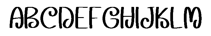 Funky Rustic Regular Font UPPERCASE