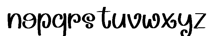 Funky Rustic Regular Font LOWERCASE