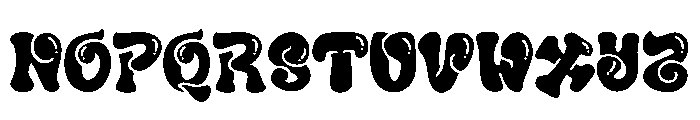 Funky Splash Font UPPERCASE