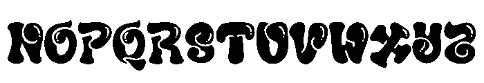 Funky Splash Font LOWERCASE
