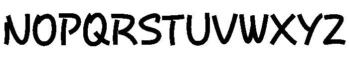 Funky Stroke Font UPPERCASE