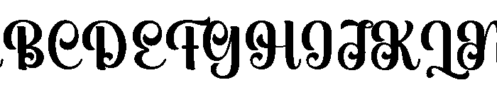 Funky Sunday Regular Font UPPERCASE