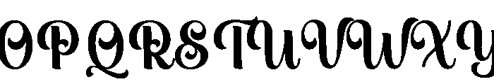 Funky Sunday Regular Font UPPERCASE