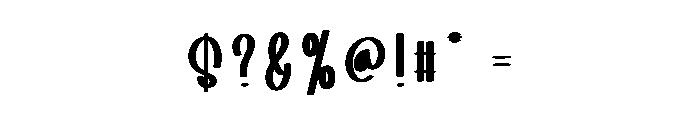 Funky Tasty Font OTHER CHARS