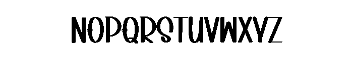 Funky Tasty Font UPPERCASE