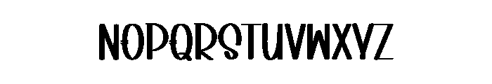 Funky Tasty Font LOWERCASE