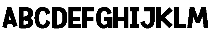 Funky Truth Font UPPERCASE