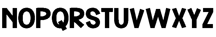 Funky Truth Font UPPERCASE