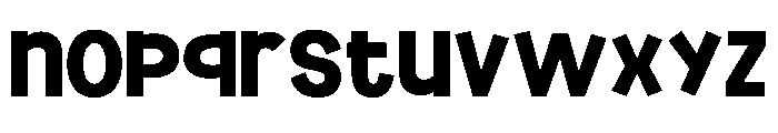 Funky Truth Font LOWERCASE